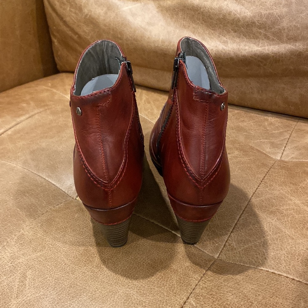 Size US9 / EU40 red/burgundy Pikolinos boots - Picture 3 of 9